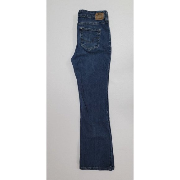 Levi's Signature Women's Blue Jeans Low-Rise Bootcut Leg Misses Sz 4M Medium - Picture 8 of 10